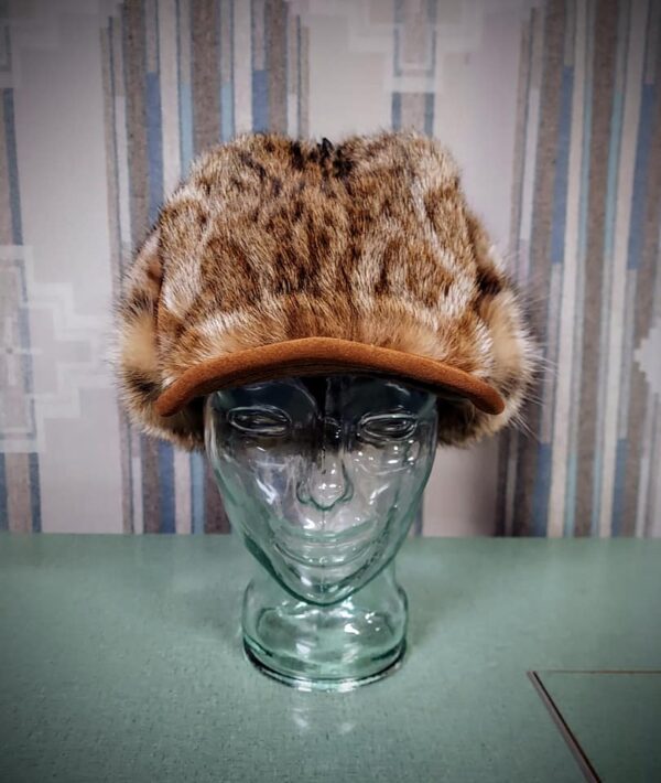 Bobcat trapper hat