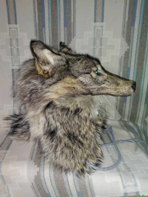 Grey Wolf Head Hat - Image 3