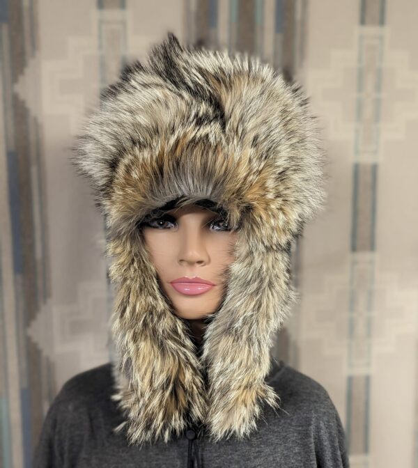 Coyote Mohawk Trapper Hat