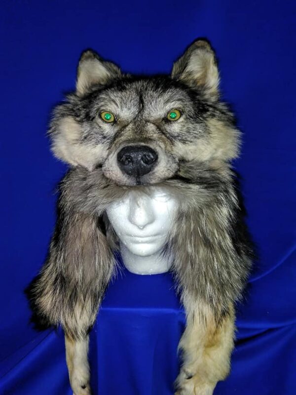 Kenai Peninsula wolf Head Hat - Image 6